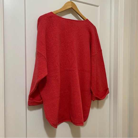 AVALIN - 100% Cotton V-Neck Sweater - Women’s O/S - Picture 4 of 5